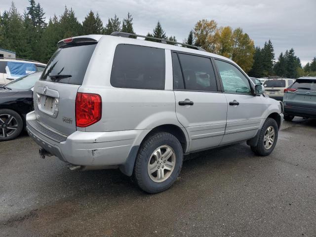 2HKYF18523H611694 - 2003 HONDA PILOT EXL SILVER photo 3