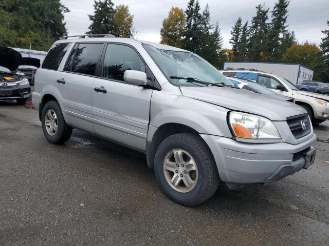 2HKYF18523H611694 - 2003 HONDA PILOT EXL SILVER photo 4