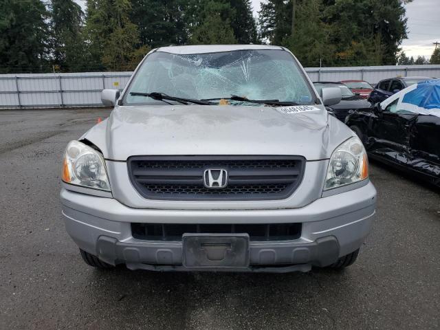 2HKYF18523H611694 - 2003 HONDA PILOT EXL SILVER photo 5