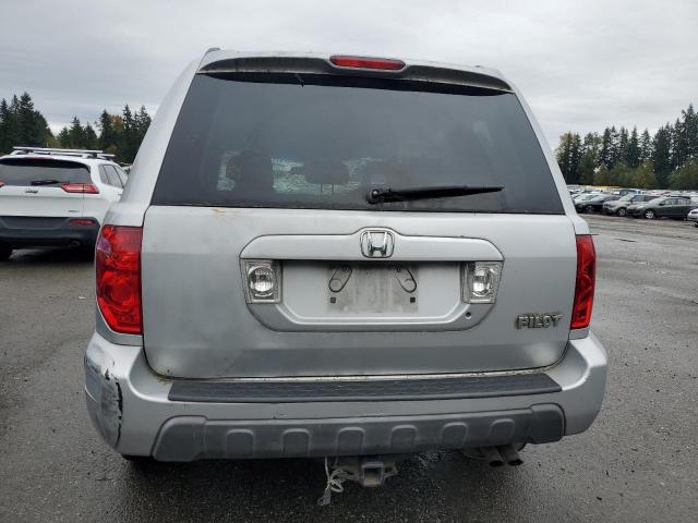 2HKYF18523H611694 - 2003 HONDA PILOT EXL SILVER photo 6