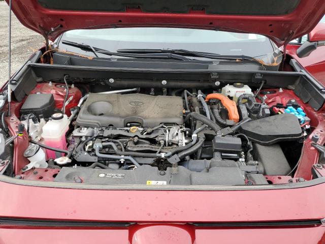 2T3MWRFV7KW044390 - 2019 TOYOTA RAV4 LE أحمر صورة 12