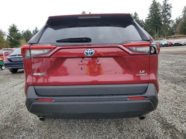 2T3MWRFV7KW044390 - 2019 TOYOTA RAV4 LE أحمر صورة 6