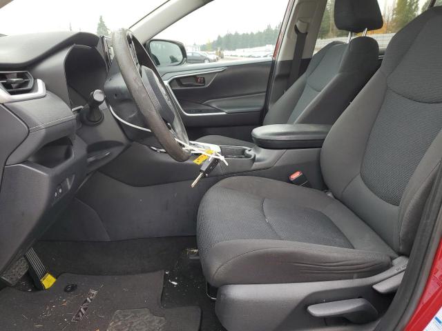 2T3MWRFV7KW044390 - 2019 TOYOTA RAV4 LE أحمر صورة 7