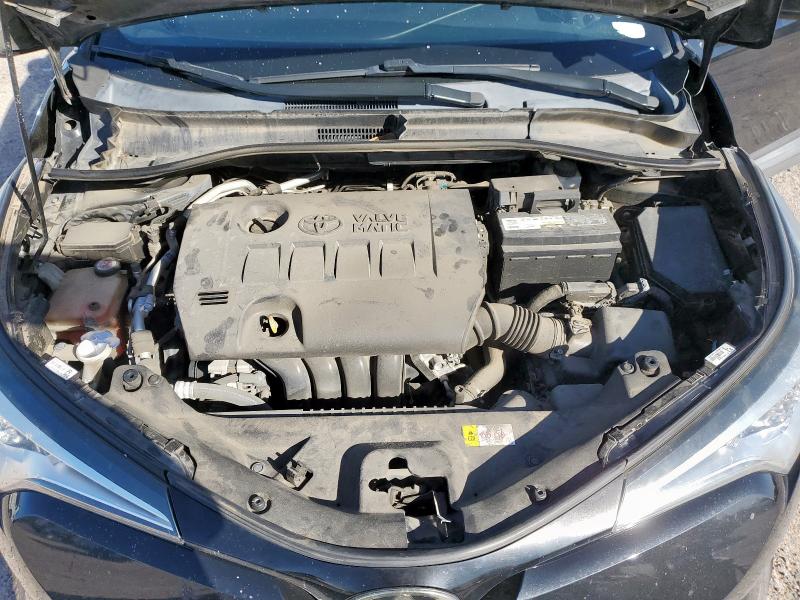 NMTKHMBX6JR022133 - 2018 TOYOTA C-HR XLE გრაფიტი ფოტო 12