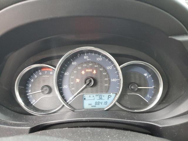 2T1BURHE7GC553777 - 2016 TOYOTA COROLLA L BLUE photo 9