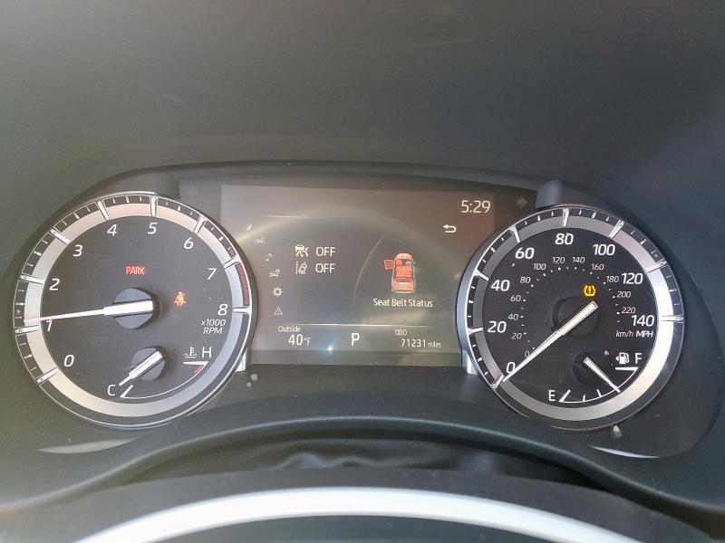 5TDGZRAH1NS140544 - 2022 TOYOTA HIGHLANDER XLE BLACK photo 9