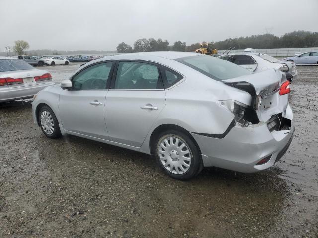 3N1AB7AP7KY253167 - 2019 NISSAN SENTRA S SILVER photo 2