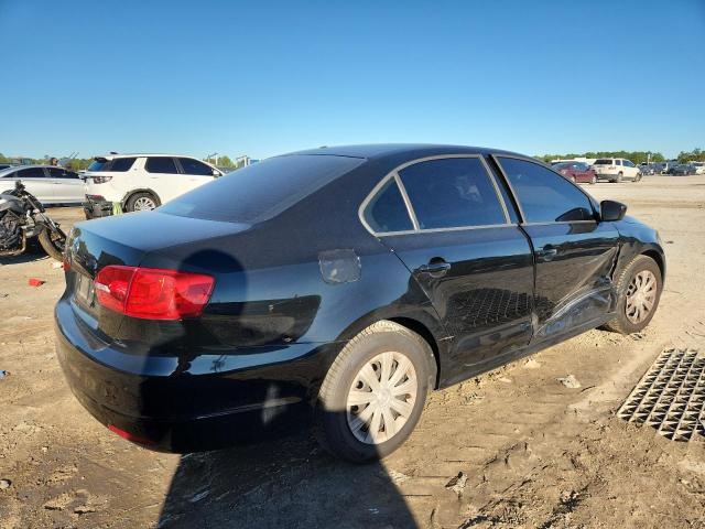 3VW2K7AJ5EM377251 - 2014 VOLKSWAGEN JETTA BASE BLACK photo 3