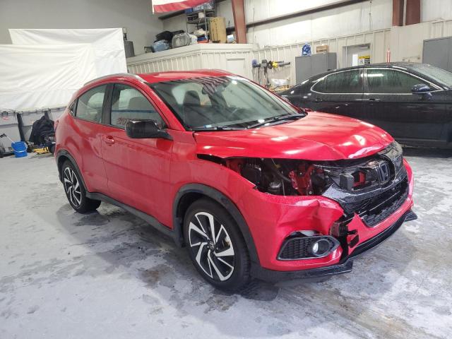 3CZRU5H12KM722098 - 2019 HONDA HR-V SPORT RED photo 4