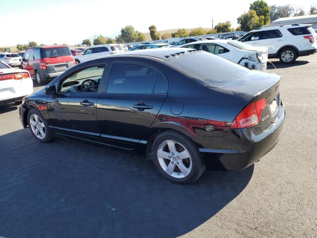 1HGFA16868L081902 - 2008 HONDA CIVIC EX BLACK photo 2