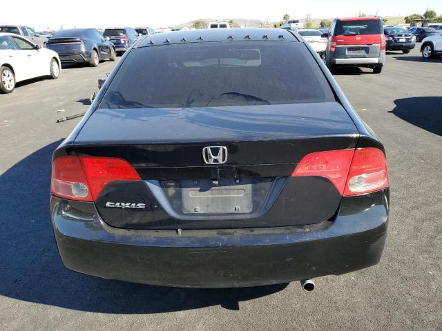 1HGFA16868L081902 - 2008 HONDA CIVIC EX BLACK photo 6