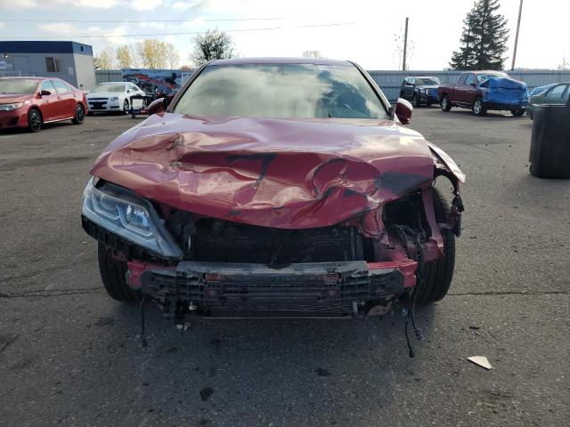 1HGCT1B8XGA009484 - 2016 HONDA ACCORD EXL RED photo 5