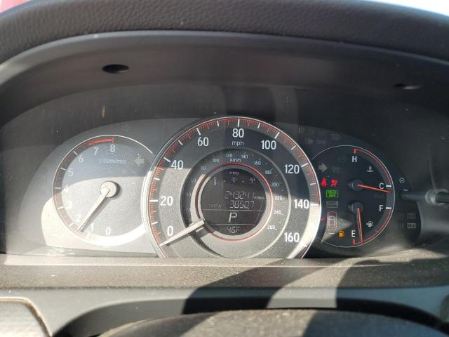 1HGCT1B8XGA009484 - 2016 HONDA ACCORD EXL RED photo 9