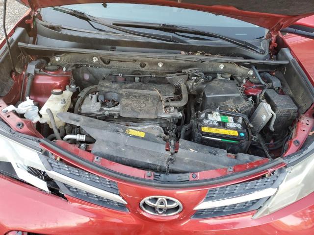 JTMWFREV3EJ023727 - 2014 TOYOTA RAV4 XLE RED photo 12