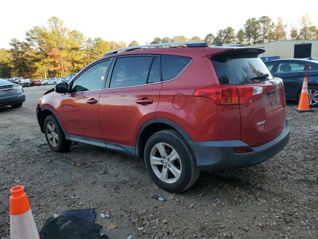 JTMWFREV3EJ023727 - 2014 TOYOTA RAV4 XLE RED photo 2