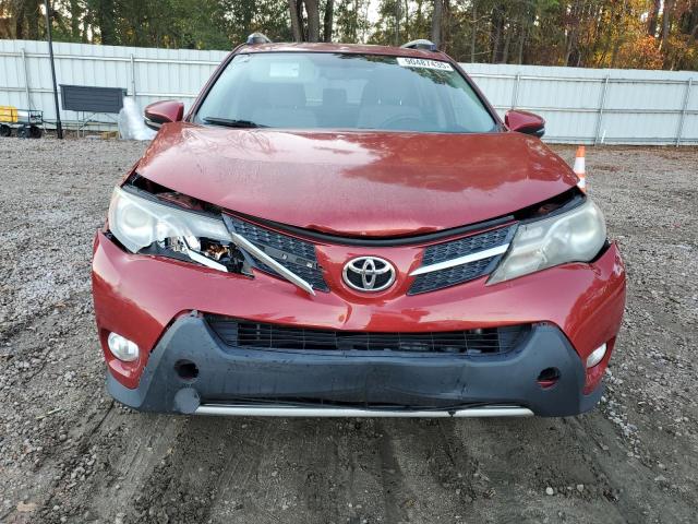 JTMWFREV3EJ023727 - 2014 TOYOTA RAV4 XLE RED photo 5