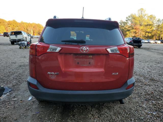 JTMWFREV3EJ023727 - 2014 TOYOTA RAV4 XLE RED photo 6