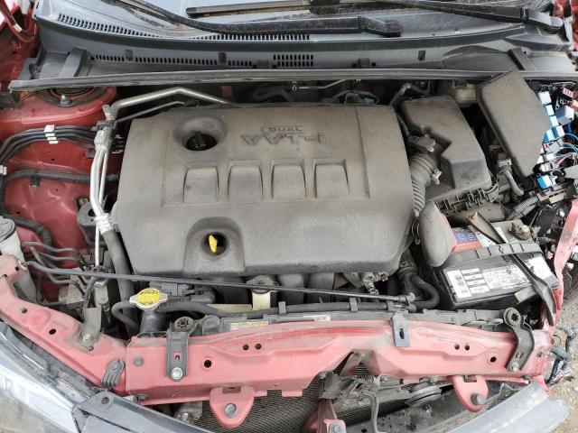 2T1BURHE9HC767669 - 2017 TOYOTA COROLLA L RED photo 11