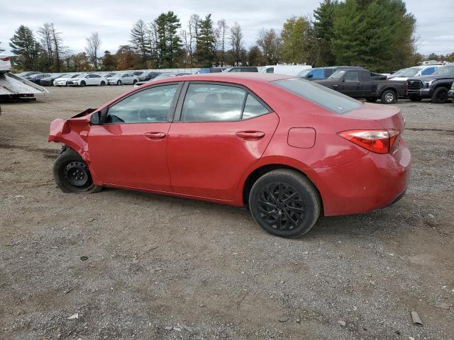 2T1BURHE9HC767669 - 2017 TOYOTA COROLLA L RED photo 2