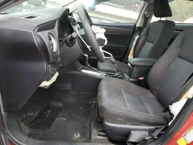 2T1BURHE9HC767669 - 2017 TOYOTA COROLLA L RED photo 7