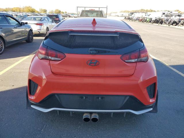KMHTH6AB2KU015941 - 2019 HYUNDAI VELOSTER TURBO Նարնջագույն լուսանկար 6