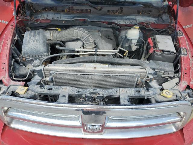 1C6RD7GT4CS138225 - 2012 DODGE RAM 1500 SLT RED photo 11