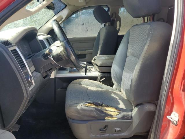 1C6RD7GT4CS138225 - 2012 DODGE RAM 1500 SLT RED photo 7