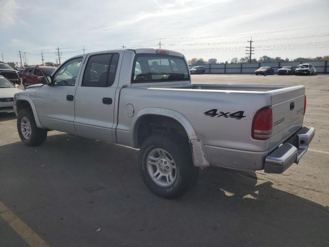 1D7HG48N03S239553 - 2003 DODGE DAKOTA QUAD SLT 银色 照片 2