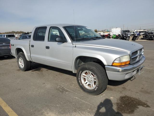 1D7HG48N03S239553 - 2003 DODGE DAKOTA QUAD SLT 银色 照片 4