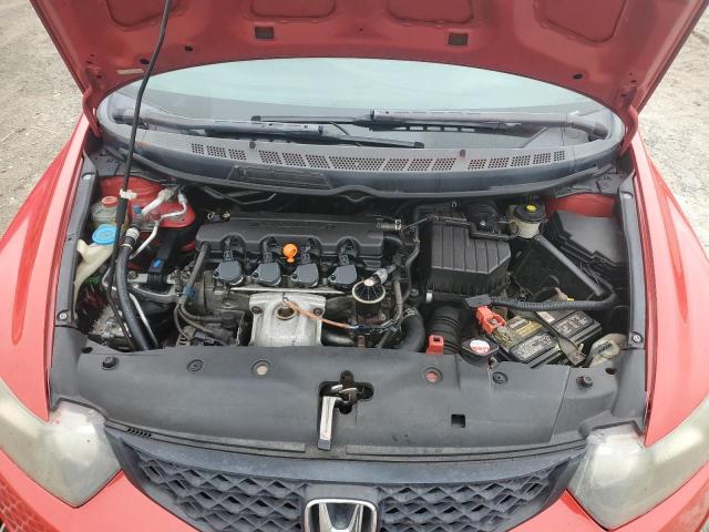 2HGFG1B82BH501700 - 2011 HONDA CIVIC EX RED photo 11