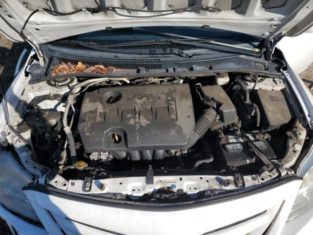 2T1BU4EE7BC626971 - 2011 TOYOTA COROLLA BASE WHITE photo 11