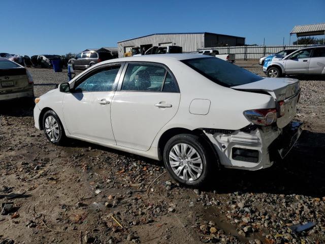 2T1BU4EE7BC626971 - 2011 TOYOTA COROLLA BASE WHITE photo 2