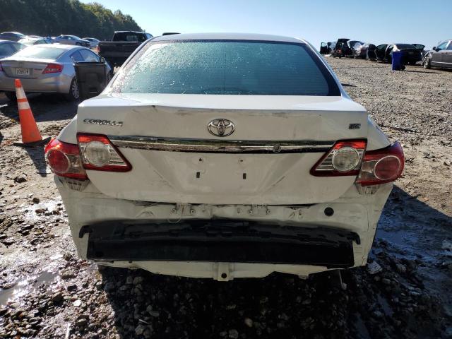 2T1BU4EE7BC626971 - 2011 TOYOTA COROLLA BASE WHITE photo 6
