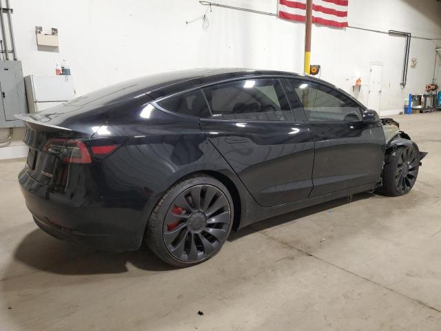 5YJ3E1EC5PF589940 - 2023 TESLA MODEL 3 BLACK photo 3