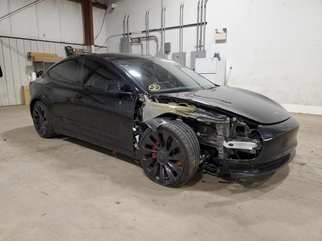 5YJ3E1EC5PF589940 - 2023 TESLA MODEL 3 BLACK photo 4