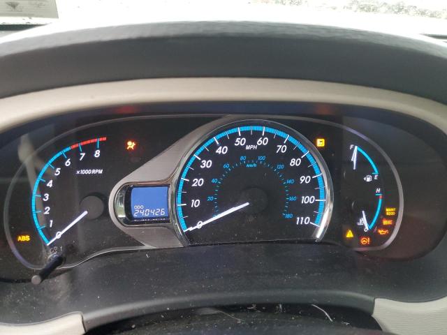 5TDDK3DC9DS067541 - 2013 TOYOTA SIENNA XLE GRAY photo 9