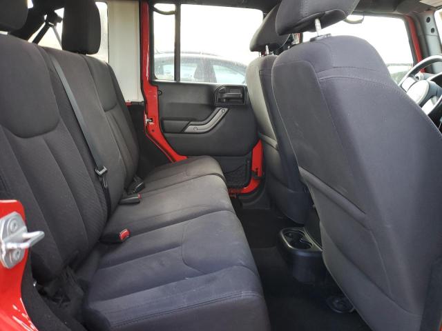 1C4BJWDG3GL202100 - 2016 JEEP WRANGLER U SPORT أحمر صورة 11