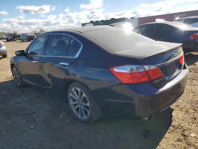 1HGCR2F5XDA256598 - 2013 HONDA ACCORD SPORT ლურჯი ფოტო 2