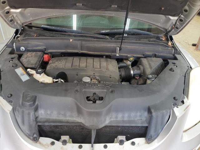 5GAKVBED7BJ370409 - 2011 BUICK ENCLAVE CXL SILVER photo 12