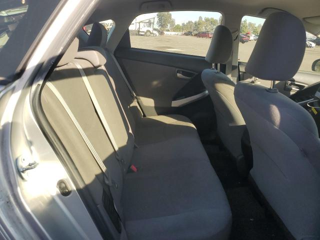 JTDKN3DUXE0380724 - 2014 TOYOTA PRIUS SILVER photo 10