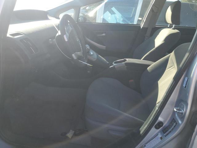 JTDKN3DUXE0380724 - 2014 TOYOTA PRIUS SILVER photo 7