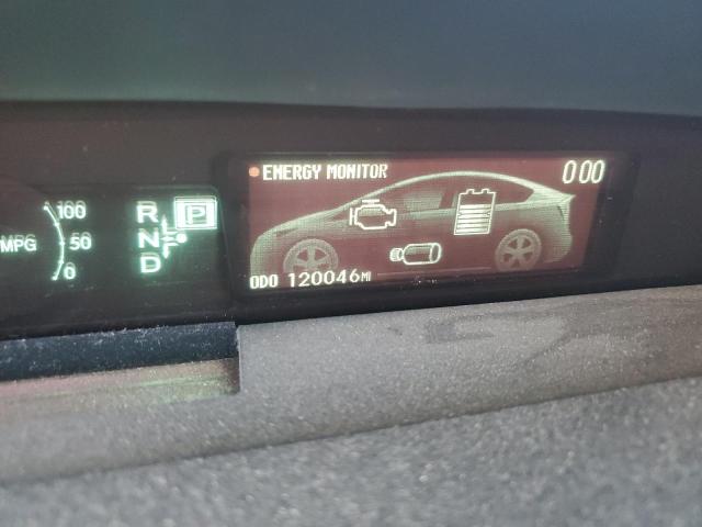 JTDKN3DUXE0380724 - 2014 TOYOTA PRIUS SILVER photo 9