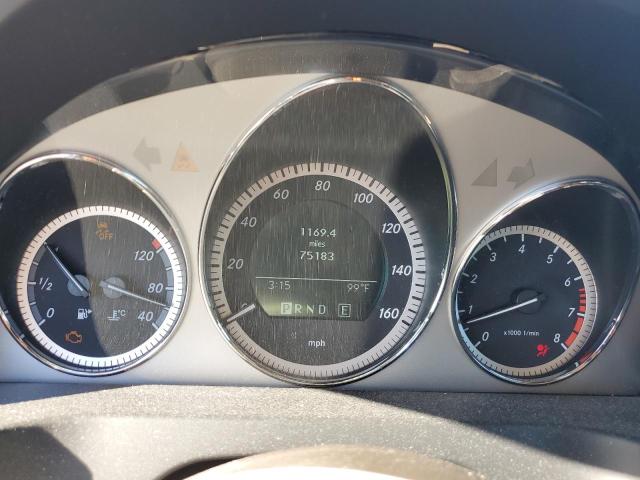 WDDGF5EB5BA416441 - 2011 MERCEDES-BENZ C 300 WHITE photo 9