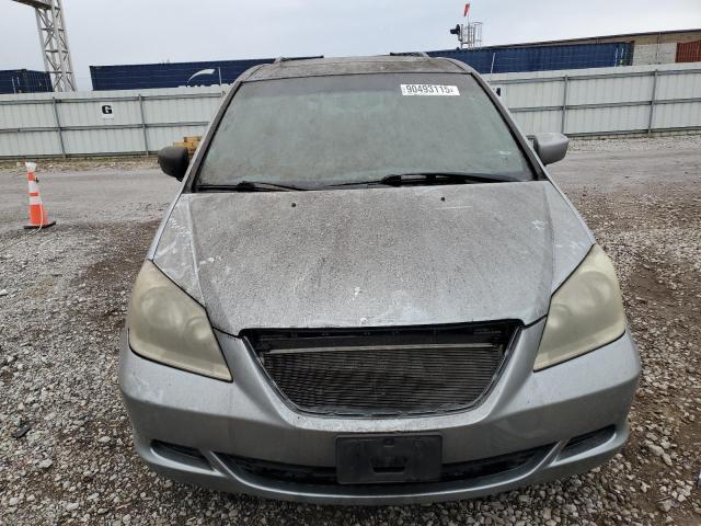 5FNRL387X7B141770 - 2007 HONDA ODYSSEY EXL SILVER photo 5