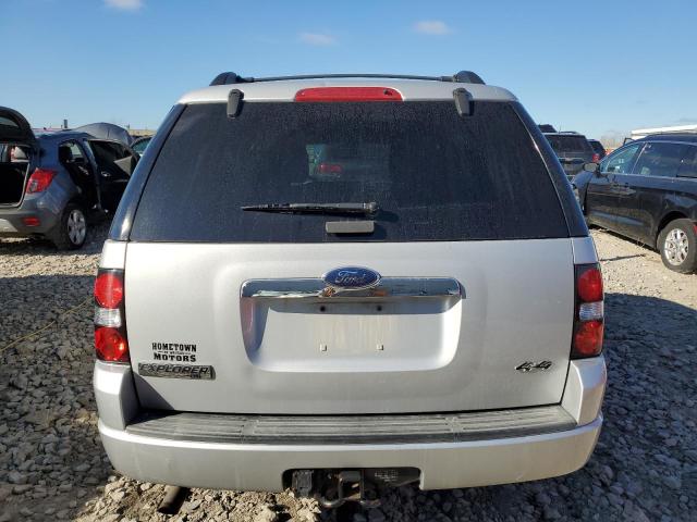 1FMEU7D85AUA36193 - 2010 FORD EXPLORER XLT SILVER photo 6