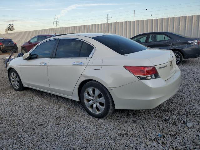 5KBCP3F89AB012286 - 2010 HONDA ACCORD EXL WHITE photo 2