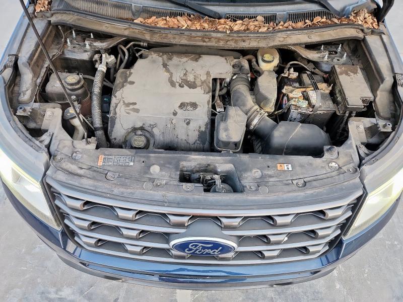 1FM5K7D85HGE23034 - 2017 FORD EXPLORER XLT BLUE photo 12
