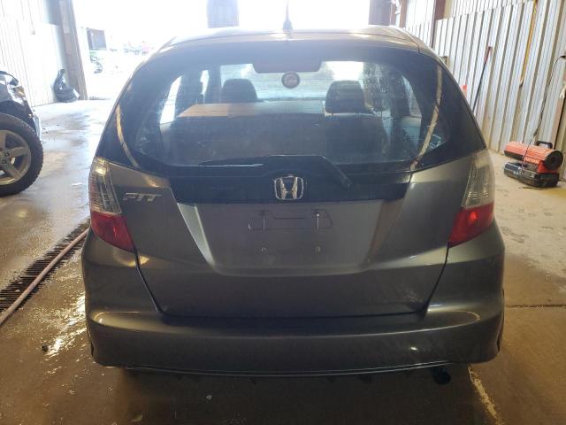 JHMGE8H34DC044518 - 2013 HONDA FIT GRAY photo 6