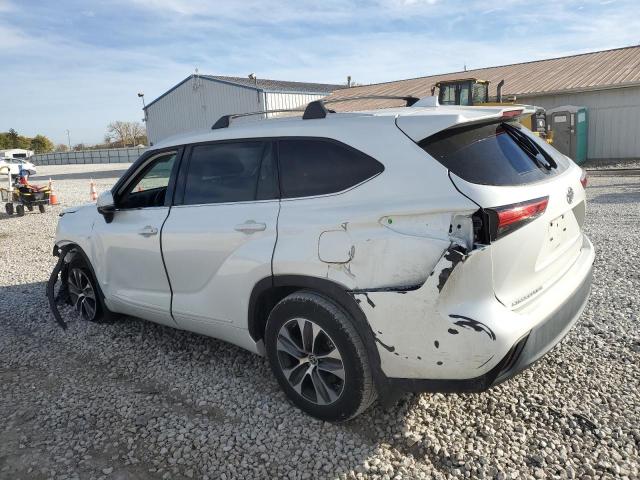 5TDGZRBH3NS244743 - 2022 TOYOTA HIGHLANDER XLE WHITE photo 2
