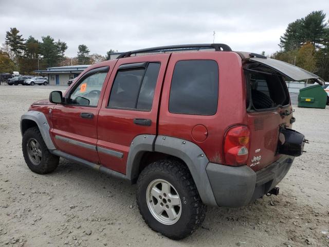 1J4GL48K77W626990 - 2007 JEEP LIBERTY SPORT RED photo 2